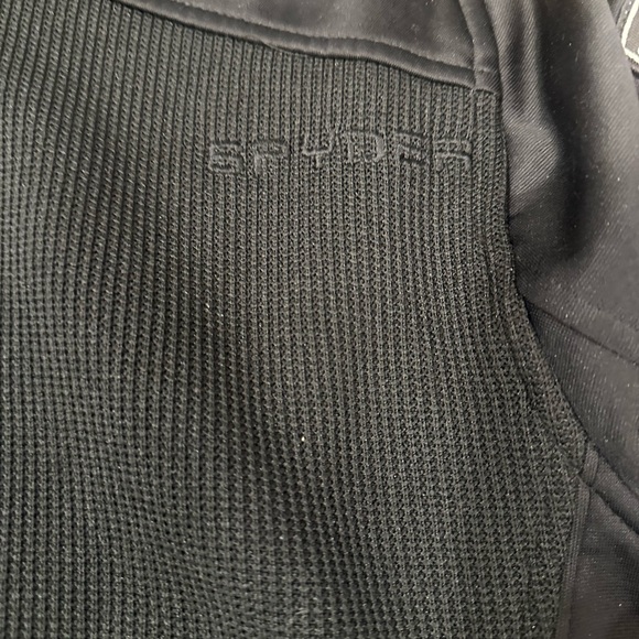 Spyder Men's Wengen Black Full Zip Fleece Jacket Size XL - Picture 7 of 8